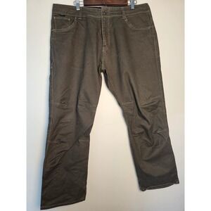 Gorpcore Kuhl Rydr Pants Mens 38x30 Brown Vintage Patina Dye Hiking Utility
